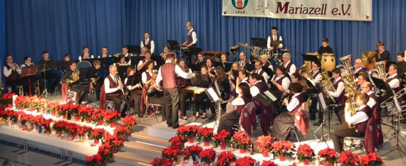 Gemeinsames Finale: Musikverein Mariazell und Jugendorchester Eschbronn